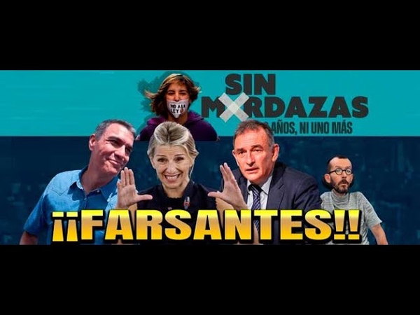 Al descubierto la farsa de Sumar, el PSOE y Podemos sobre la supuesta derogación de la Ley