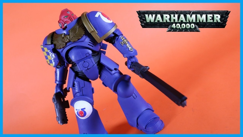 Mc Farlane Toys Warhammer 40, 000 ULTRAMARINES PRIMARIS ASSAULT INTERCESSOR Action Figure
