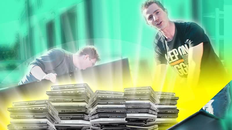 How to Store and Charge FIFTY LAPTOPS AT ONCE Laptop