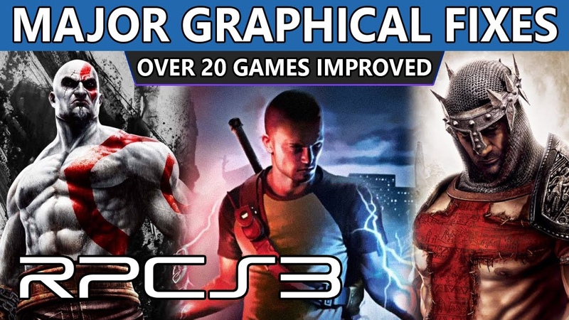 RPCS3 Major Graphical Fixes, God of War 3, Ascension, in Famous 2, The Darkness