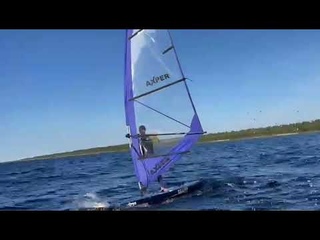 Надувная SUP доска AXPER WindSup Space 10'7 и парус для виндсерфа AXPER Snake Windserf 5 м