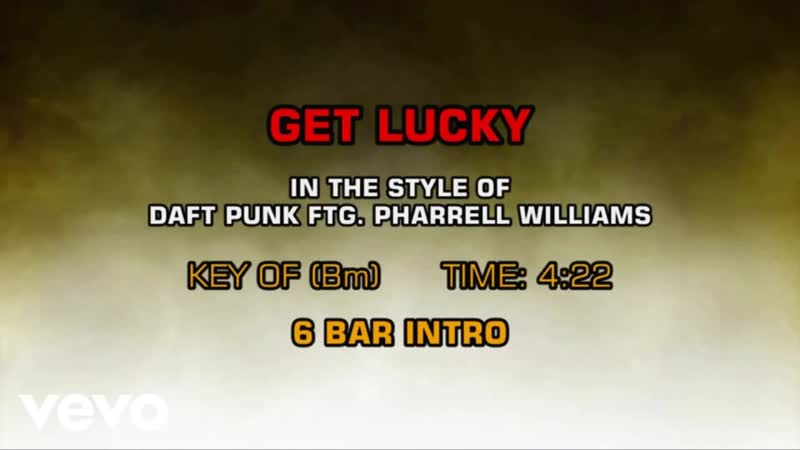 Daft Punk Pharrell Williams Get Lucky (