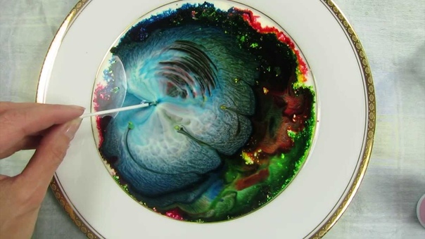 ASMR: Magic Milk Color Experiment Softly