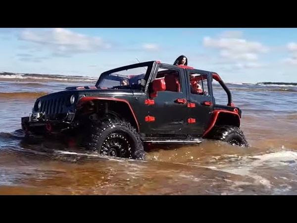 RC car weekend vacation on a sandy beach, Rc Ru