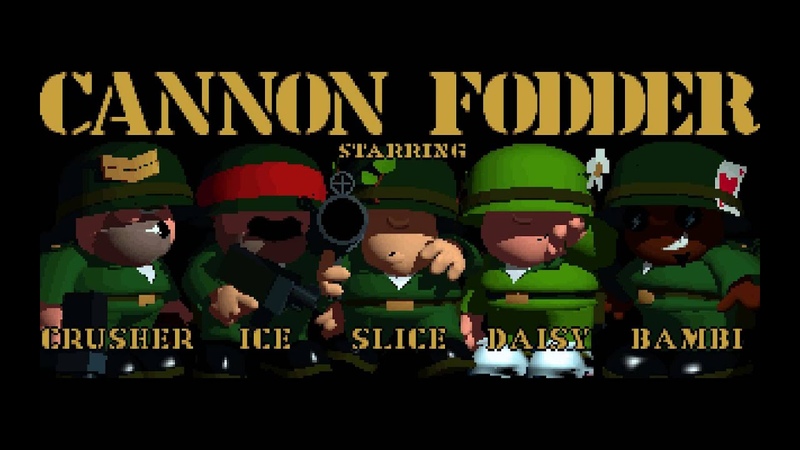 Cannon Fodder ( PC, DOS) Intro Floppy Version 1993, Virgin interactive, Sensible