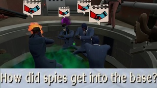 BLU SPY IS IN THE BASE!