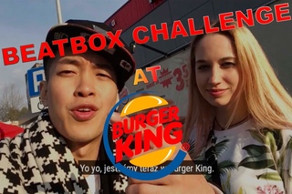 #Dharni   #Kleah   #Wabbpost  Beatbox Challenge At Burger King