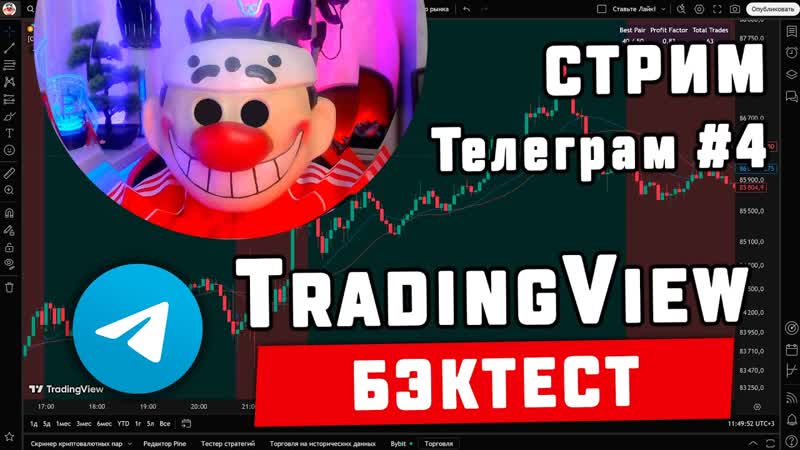Стрим ТГ, 4 Trading View Интересная стратегия.
