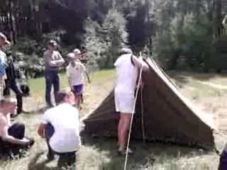 Как ставить палатку (Зарница-2013)