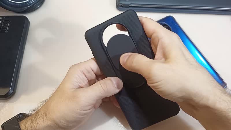 Nillkin Poco X3 case с защитной шторкой на камеры. То, чего не хватает