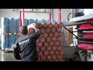 Как производят качественную пароизоляцию и мембраны BIOVAT| Завод изоляционных материалов BIOVAT