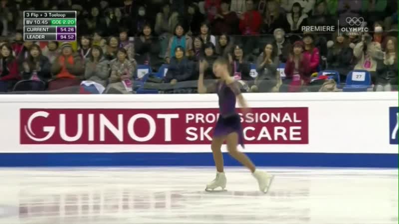 Aliona Kostornaia Алёна Косторная ( RUS) 2019 Grand Prix Final, Figure Skating, Full