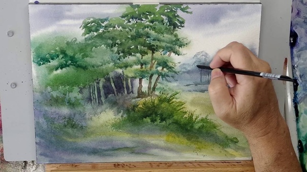 Steve Mitchell Landscape Using Black