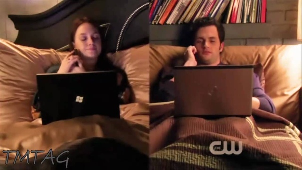 Dan, Blair Dair in the shadow of Chair Derena Untitled, Gossip Girl