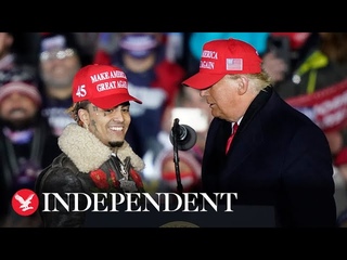 Trump mistakenly calls Lil Pump “Little Pimp“ at last rally
