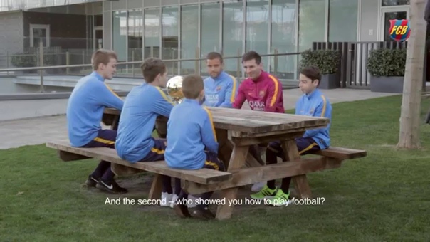 Interview with Leo Messi in La