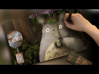 IL MIO VICINO TOTORO Speed Drawing  Fraffrog