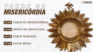 Tarde da Misericrdia - AO VIVO - Orando por CURA e LIBERTAO - 29/04/2021 | Tero da Misericrdia
