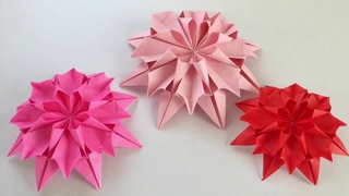 1 Origami Dahlia