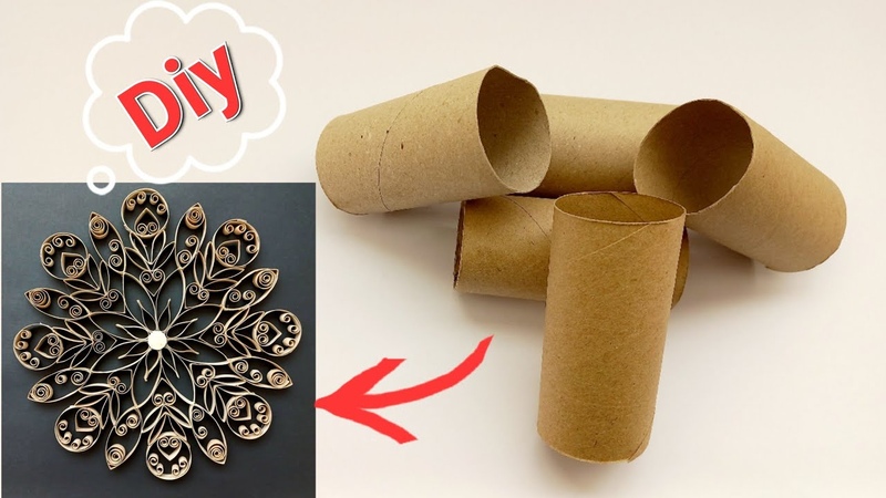Super idea with toilet paper rolls home decoration