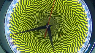 How to make an invisible mirror holographic clock / 3D effect