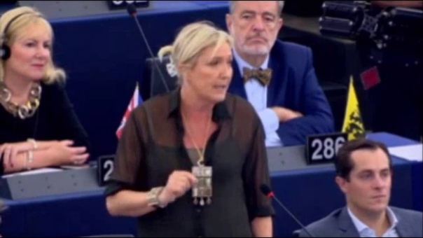 Marine Le Pen sur le discours de L état de l Union de J C.