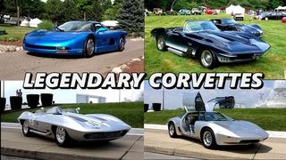 Legendary Corvettes: Mako Shark, Manta Ray, CERV III, Aerovette