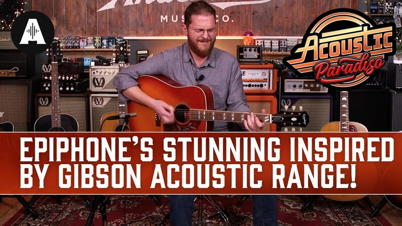 Epiphone Inspired By Gibson Acoustics Micd up Playing