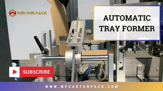WIN-WIN PACK Corrugated Aircraft Box Tray Forming Machine/Tray Former/Box Closer