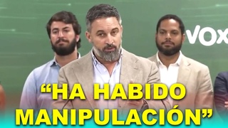 Abascal REACCIONA a los resultados del 23J: Ha habido manipulacion