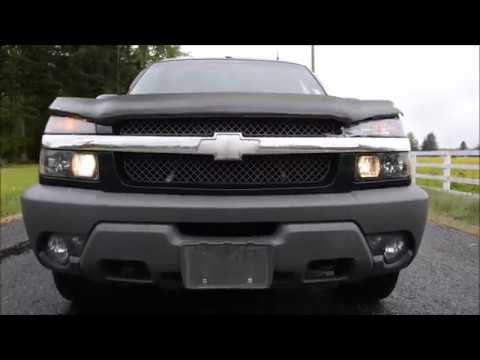 2002 CHEVROLET AVALANCHE 2500 CREW CAB 4 X4 8. 1 L VORTEC V8