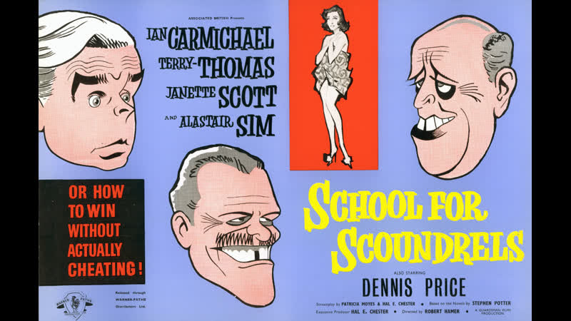 School for Scoundrels (1960) 1080p Ian Carmichael, Terry Thomas, Alastair Sim, Janette Scott, Dennis