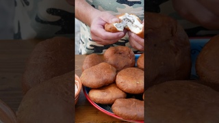 Пышные беляши с сочной начинкой в казане. #беляши #рецепты #казан