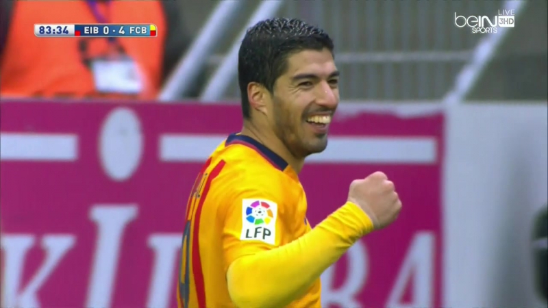 Eibar 0 Vs 4 Barcelona Suarez 720p