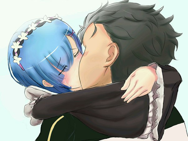 Kiss anime re zero