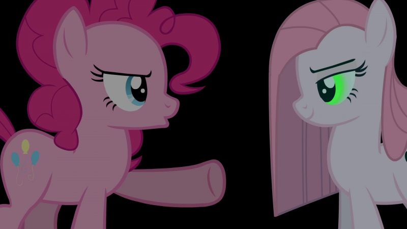 Confrontation Pinkie Pie and Pinkamena (