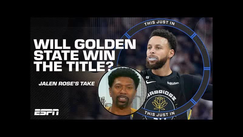 Jalen Rose isnt picking Steph Curry the Warriors to win the NBA title , This Just