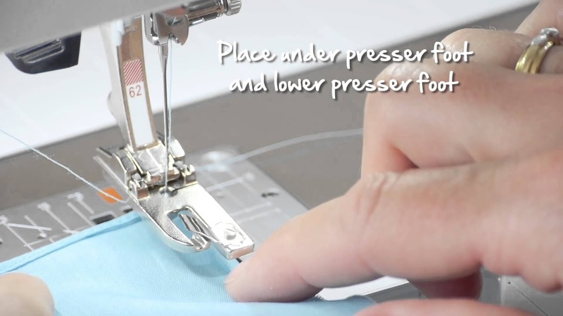 Tutorial: how to use the BERNINA hemmer feet no. 61