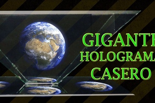 Como Hacer un Gigante Proyector de Hologramas Casero (DIY Giant Hologram Projector)