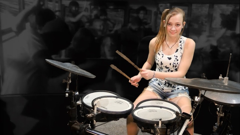 Van Halen Hot For Teacher, Mia Morris 13 years old, Nashville Drummer, Musician,