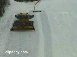 Luckiest Snowboarder Ever