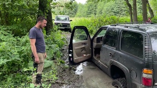 Покатушки на нивах и Шевроле Тахо