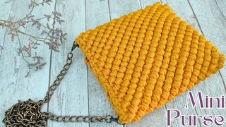 Small Crossbody Bag | Women's Mini Bag Crochet Pattern