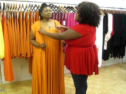 Monif C. Plus Sizes Marilyn Convertible Dress Video, 4 Jill Scott