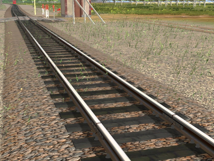 Metric Track clear ballast Mesh
