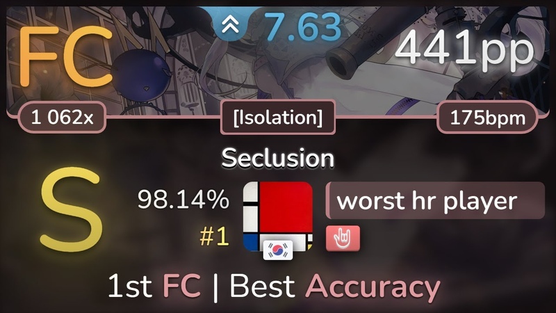 worst hr player, Laur feat. Sennzai Seclusion Isolation + HR (, 1 441pp FC)