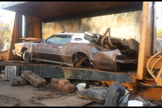 car crusher crushing cars 14 1971 chevy monte carlo