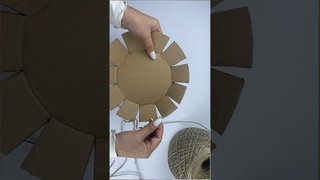 Crafting Fun with Cardboard and Rope!  #DIYCrafts #BasketDesigns #HomeDecor