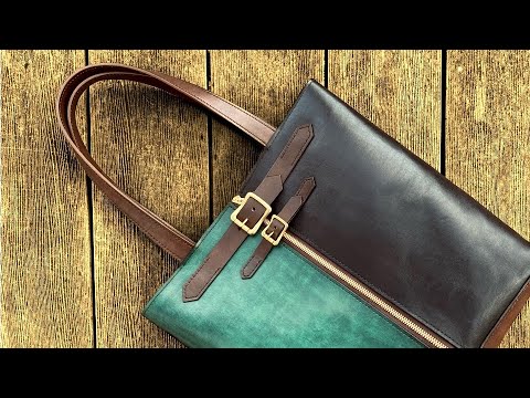 Making Two tone Leather Bag, , Free