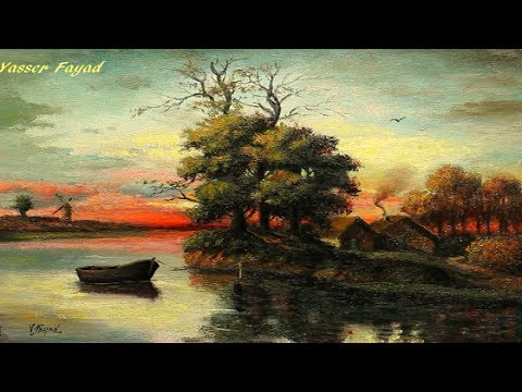 Classical oil painting landscape by Yasser